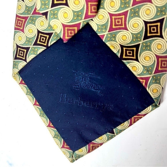 Burberry 100% Silk Tie - Picture 4 of 6